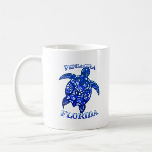 Mug Pensacola Florida Vacation Tortue tribale