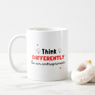 Mug "Pense différemment, sois un entrepreneur" Inspira