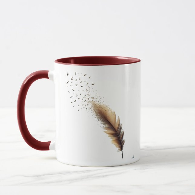 Mug Pensée plumée (Gauche)