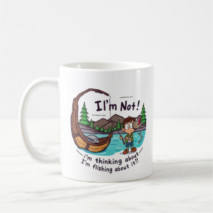Mug Pensées de pêche : Pas seulement un grand conte!