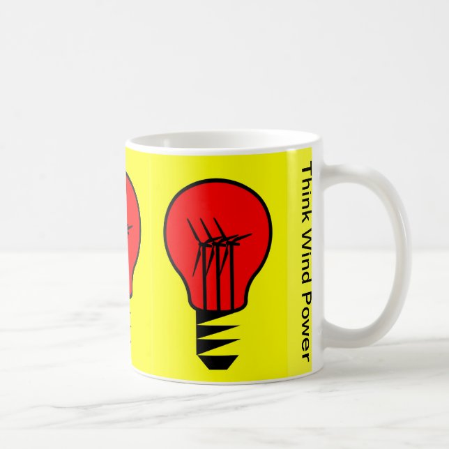 Mug Penser l'énergie éolienne (Droite)