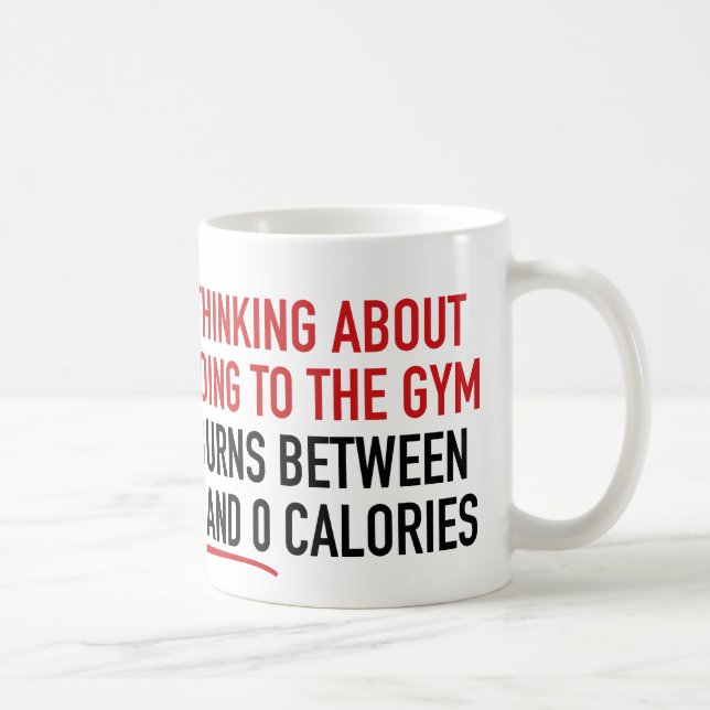 Mug Pensez À Aller À La Salle De Sport (Droite)