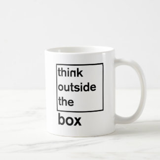 Mug Pensez à l'extérieur de la Box Creative Coffe Cup