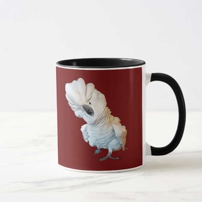 Mug Pensez à l'extérieur de la cage Onin le cockatoo (Droite)