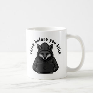 Mug Pensez avant de cliquer - Sécurité informatique