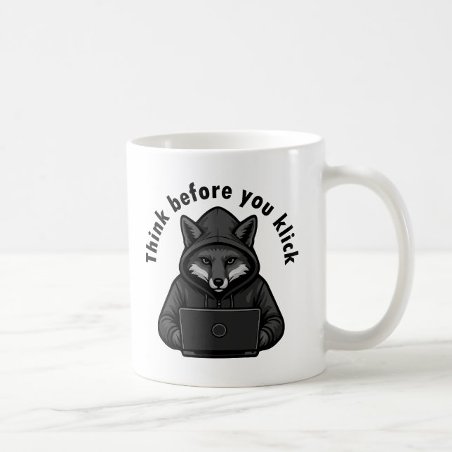 Mug Pensez avant de cliquer - Sécurité informatique (Droite)