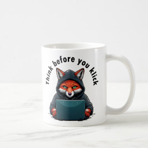 Mug Pensez avant de cliquer - Sécurité informatique