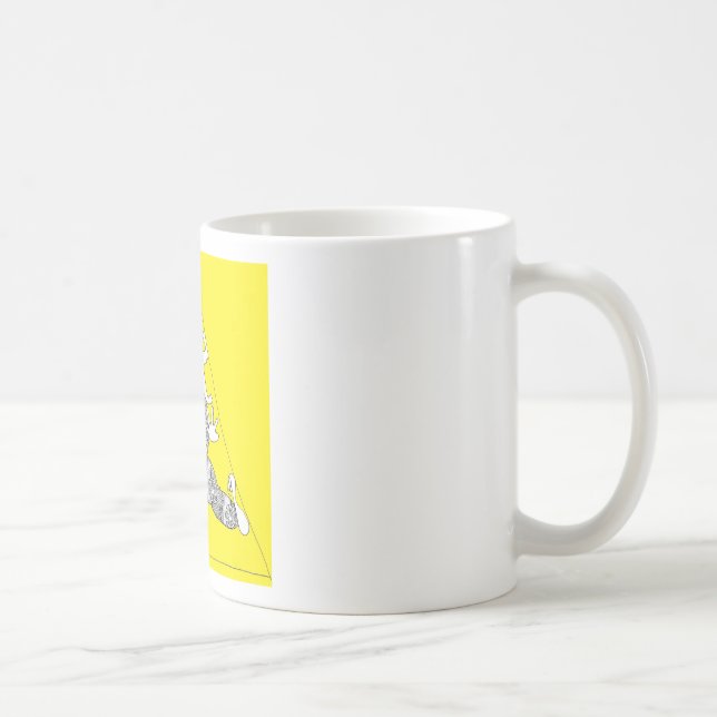 Mug Pensez en dehors de au tétraèdre (Droite)