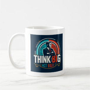 Mug Pensez grand, agir audacieux Tee