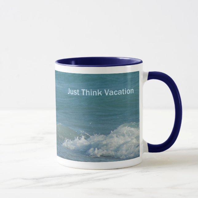 Mug Pensez juste les vacances (Droite)