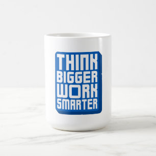 Mug Pensez plus grand Travaillez plus dur