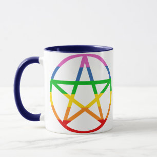 Mug Pentacle arc-en-ciel