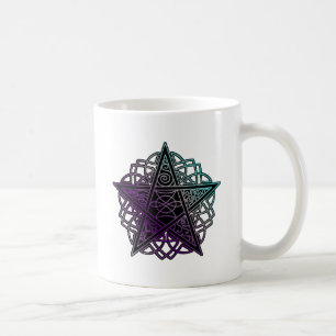 Mug Pentacle pourpre et complexe aqua