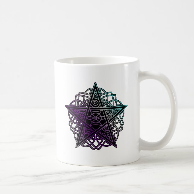 Mug Pentacle pourpre et complexe aqua (Droite)
