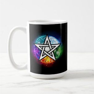 Mug pentagramme du Wiccan