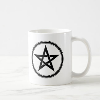 Mug pentagramme noir