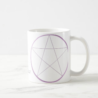Mug Pentagramme pourpre de gel