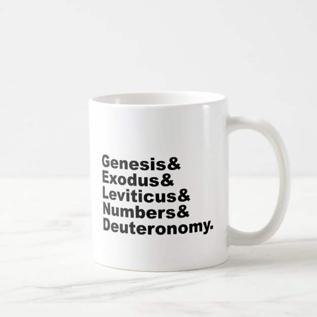 Mug Pentateuch| Genesis Exodus Leviticus Numbers... (Droite)