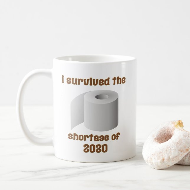 Mug Pénurie de papier toilette (Avec donut)