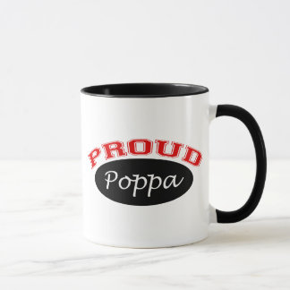 Mug Pépère fier (noir et rouge)