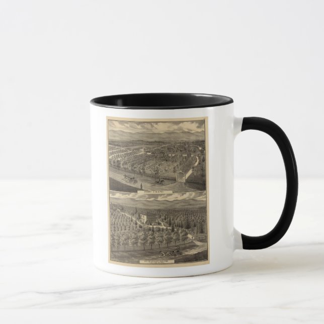 Mug Pépinière de renards, res, verger (Droite)