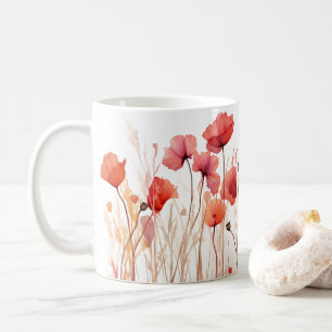 Mug Pépites à l'aquarelle artificielle avec des coquel