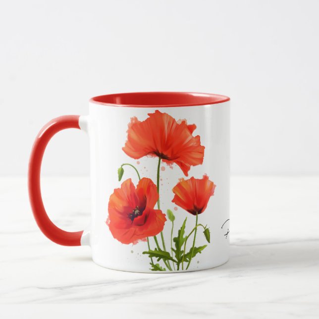 Mug Pépites et éclaboussures de peinture aquarelle (Gauche)