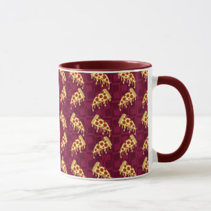Mug Pepperoni Pizza Pie Slices Yummy Design