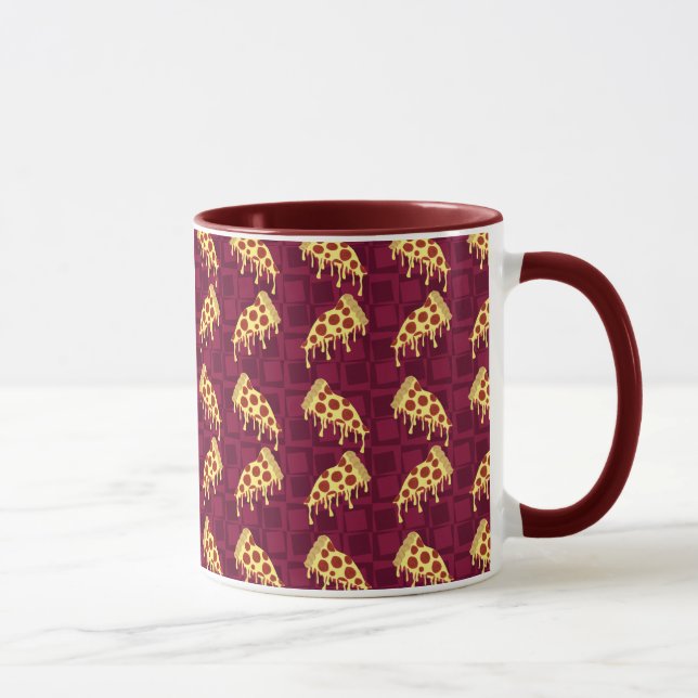 Mug Pepperoni Pizza Pie Slices Yummy Design (Droite)