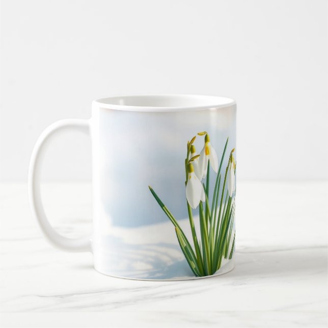 Mug Perce-Neige délicats et crocus (Gauche)