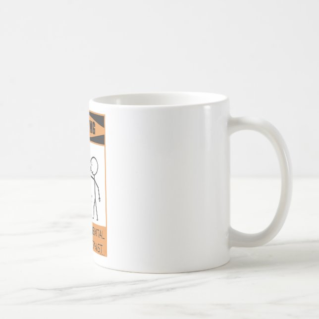 Mug Percussionniste capricieux d'avertissement (Droite)
