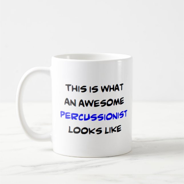 Mug percussionniste, génial (Gauche)