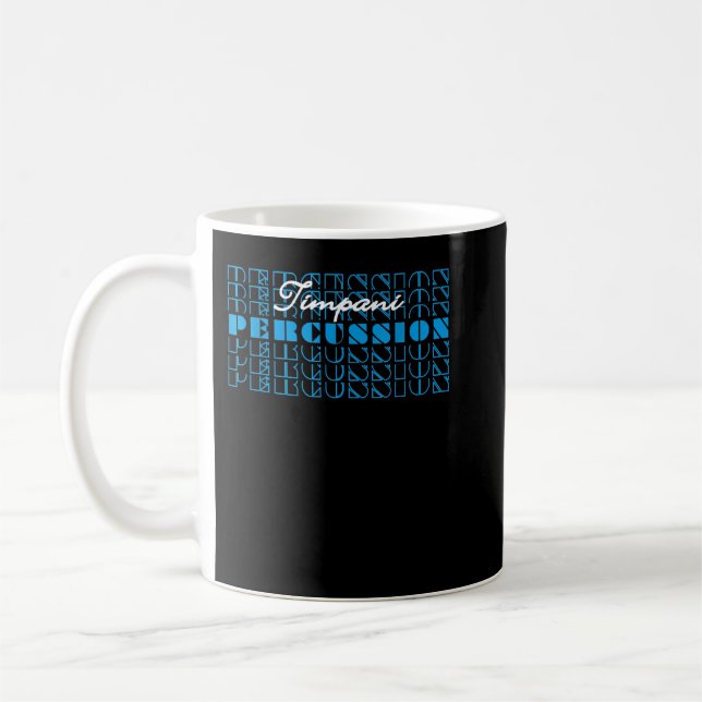 Mug Percussionniste tambour timpani à bande de marche (Gauche)