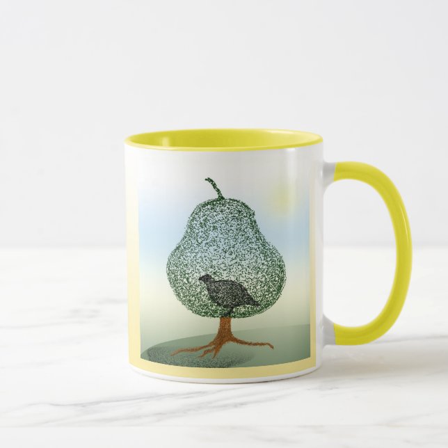 Mug Perdrix Dans Un Arbre À Poires (Droite)