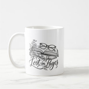 Mug Perdu dans les pages – Art pour amateur de livres