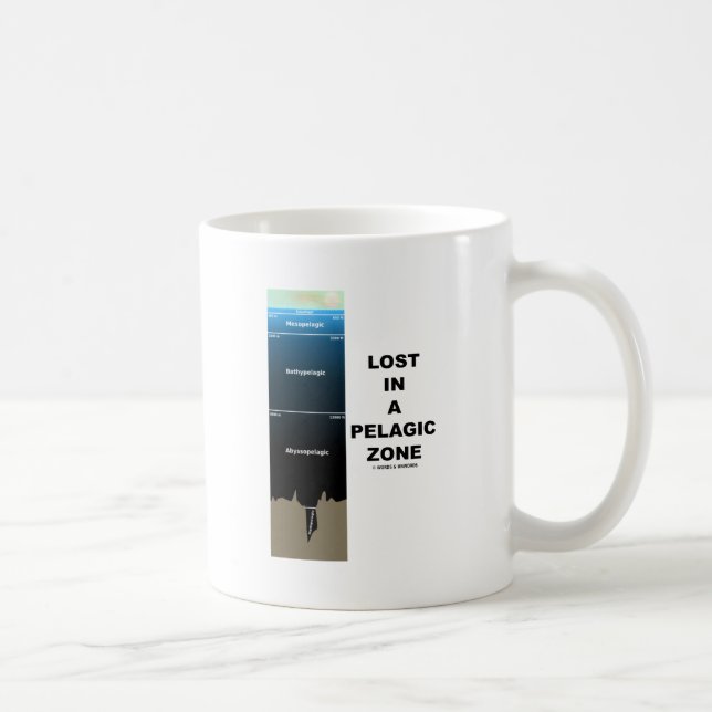 Mug Perdu Dans Une Zone Pélagique (Humour Océanographi (Droite)