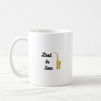 Mug Perdu en Sax avec un saxophone