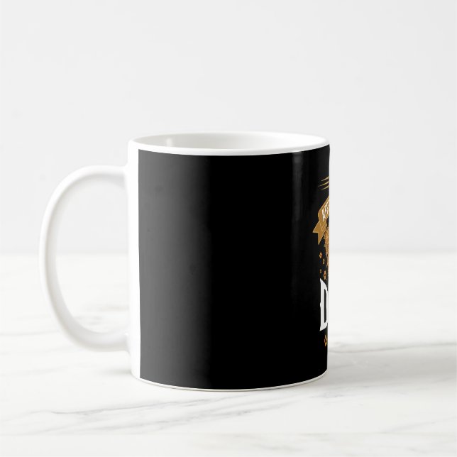 Mug Père Affenpinscher empreintes de pattes de chien v (Gauche)