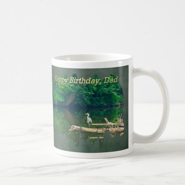 Mug Père Anniversaire Matin au ruisseau (Droite)