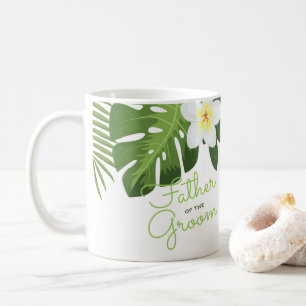 Mug Père botanique du mariage hawaïen de marié