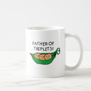 Mug Père de cosse de triplets
