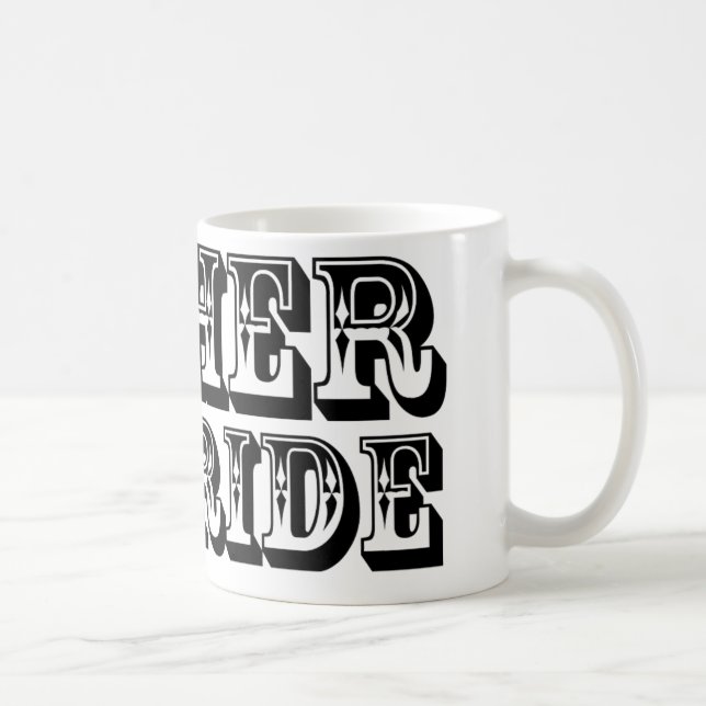Mug Père de la jeune mariée - vieil ouest (Droite)