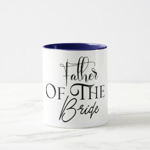 Mug Père de la mariée Flow Script Personnalisé