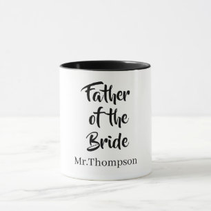 Mug Père de la mariée Mariage personnalisé Cadeau pare