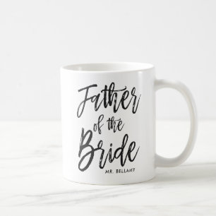Mug Père de la mariée   Style de script Mariage person