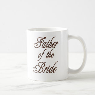 Mug Père des bruns chics de jeune mariée