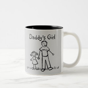 Mug père et fille (nom de la Personnaliser)