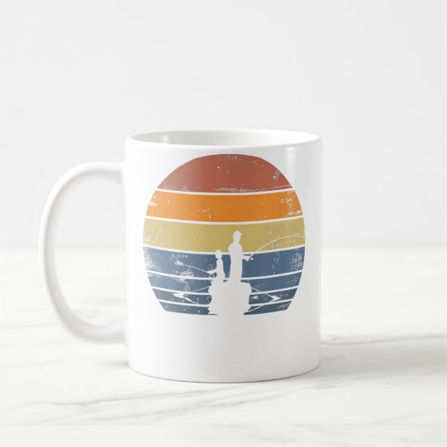Mug Père et fils, partenaires de pêche assortis (Gauche)