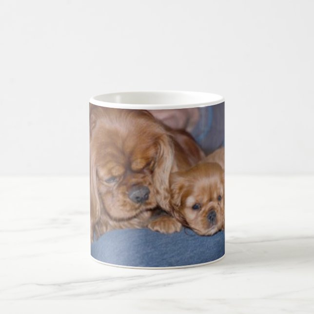 Mug Père et fils rouges cavaliers (Centre)