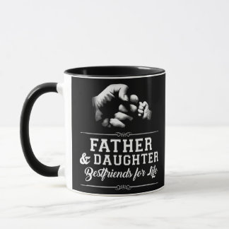 Mug Père Fille Amis Fist Bump Papa's Père